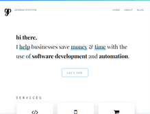 Tablet Screenshot of gpopoteur.com